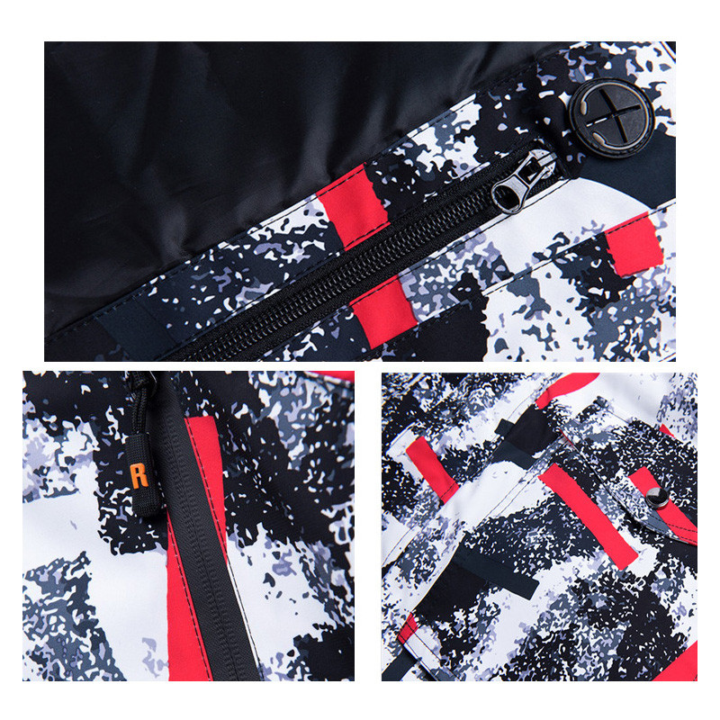 Hegyi sport férfi síszett Téli bemelegítő férfi hóruhák vízálló férfi snowboard öltönyök kültéri dzseki nadrág tréningruha