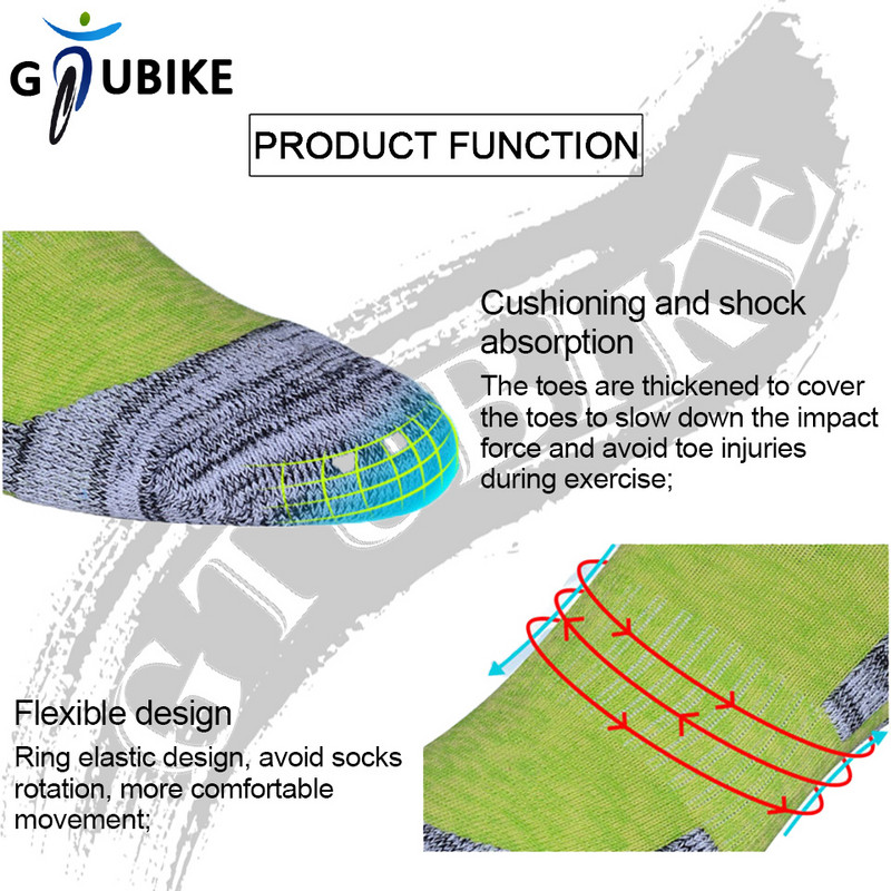 GTUBIKE kültéri kerékpáros zoknik Téli vastag alsó kopásálló rugalmas izzadságelnyelő melegség Hegymászás Túrázás Síharisnya