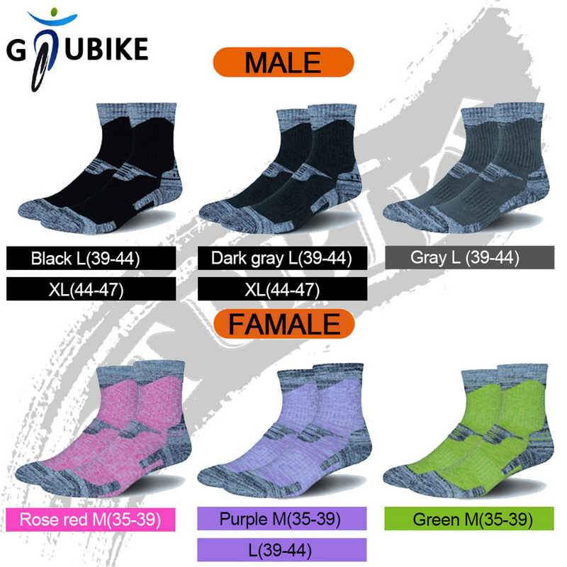 GTUBIKE kültéri kerékpáros zoknik Téli vastag alsó kopásálló rugalmas izzadságelnyelő melegség Hegymászás Túrázás Síharisnya