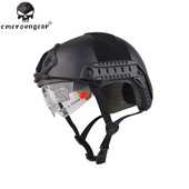 Emersongear FAST kaciga sa zaštitnim naočalama MH tip crna EM8820B