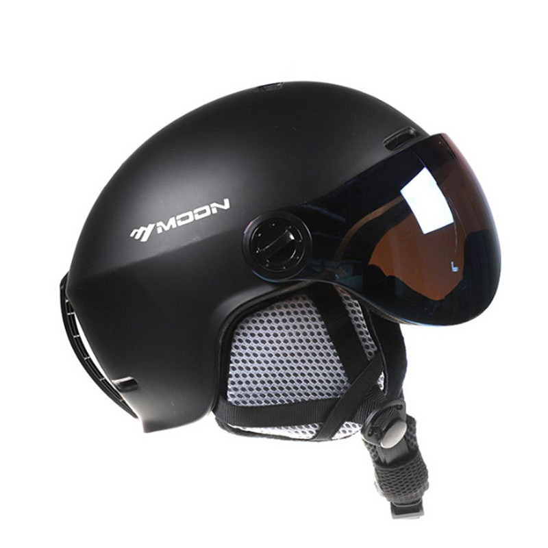 Sísisak Snow védőszemüveggel Integrált sport snowboard sisak férfiaknak női kültéri gördeszkás sí-showboard sisak