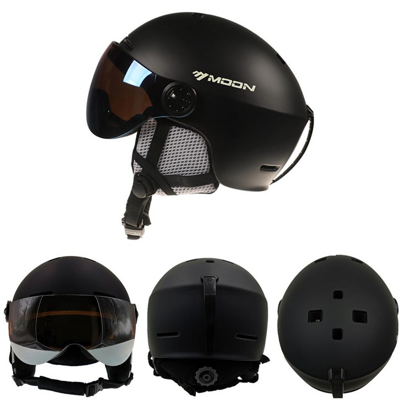 Sísisak Snow védőszemüveggel Integrált sport snowboard sisak férfiaknak női kültéri gördeszkás sí-showboard sisak