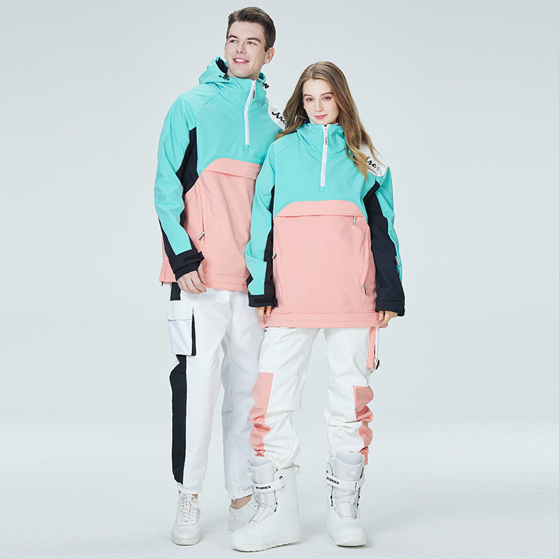 Novo modno odijelo za snowboard 2022. Muško Žensko Skijaški komplet majica s kapuljačom Zimski otporan na vjetar Vodootporna topla jakna Hlače Skijaško odijelo Snježni kombinezon