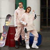 Zimsko skijaško odijelo Ženska muška jakna za sportove na otvorenom Snowboard Snježne hlače Baršunasti topli široki vodootporni skijaški kombinezoni