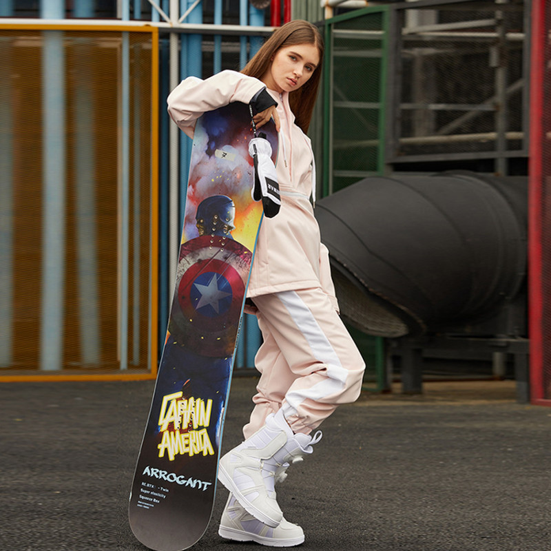 Zimsko skijaško odijelo Ženska muška jakna za sportove na otvorenom Snowboard Snježne hlače Baršunasti topli široki vodootporni skijaški kombinezoni