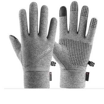 Зимни ръкавици Мъжки Дамски Топли термополарени Еластични противоплъзгащи ръкавици за сняг Ски Сноуборд Ръкавици Сензорен екран Спортни ръкавици за бягане на открито