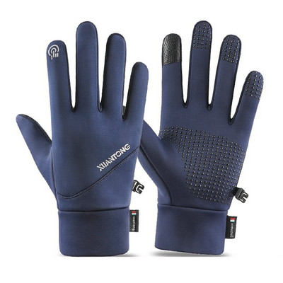 Téli kesztyű Férfi Női Meleg Thermal Polár Elasztikus Csúszásgátló Snow Sí Snowboard Kesztyű Érintőképernyős Kültéri Sport Futókesztyűk