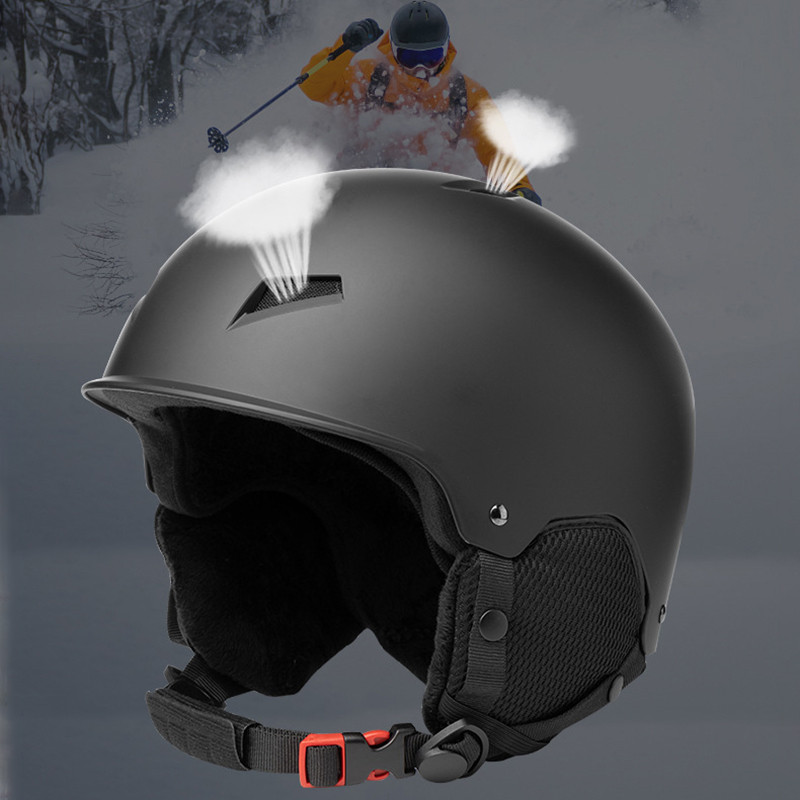 Sísisak Professzionális síkalap szabadtéri sport snowboard sisak Női könnyű gördeszkás sisak levehető fülvédővel