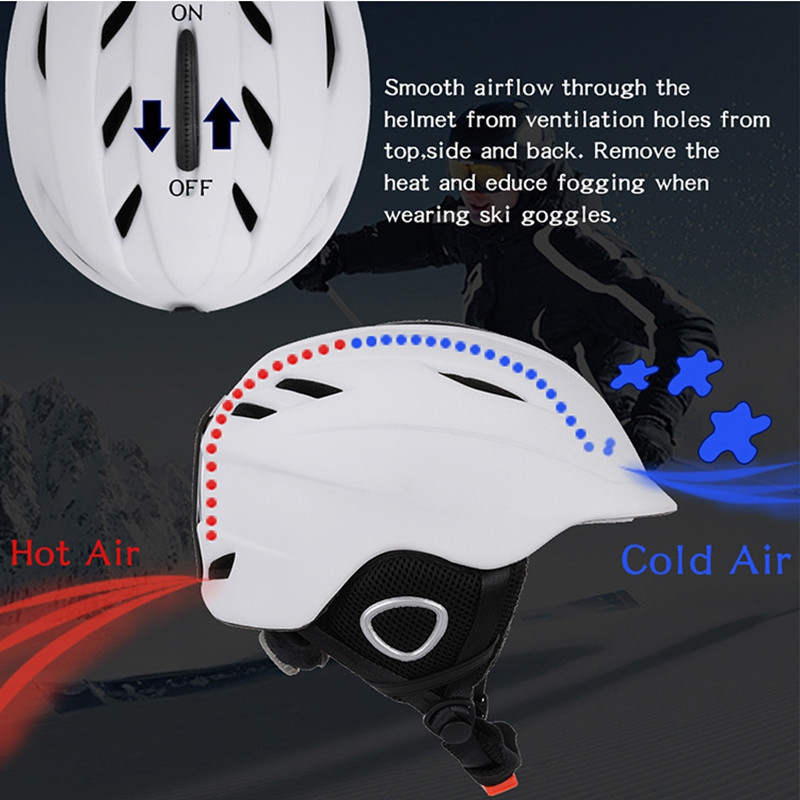 2021 téli szabadtéri sísisak férfiaknak női síelés motorosszán bukósisak gyerekeknek Biztonsági kerékpározás korcsolya snowboard sisakok új