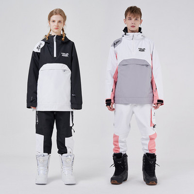 Costum de zăpadă pentru femei, cald, impermeabil, sport de iarnă, seturi de schi pentru bărbați, jachetă pentru femei, pantaloni, trening, haine de munte