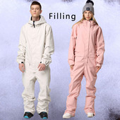 Fleece ανδρική ολόσωμη φόρμα σκι Γυναικεία φόρμα χιονιού με ζεστή κουκούλα Αδιάβροχη γυναικεία φόρμα κατάβασης για snowboarding Αθλητική ανδρική φόρμα