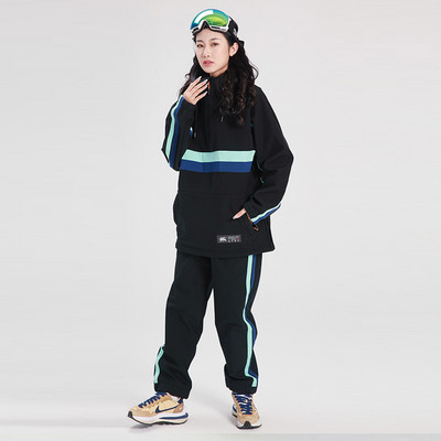 Nauji Moteriški slidinėjimo rinkiniai Vyriški žieminiai drabužiai Neperpučiami vėjui ir vandeniui atsparūs lauko snieglenčių striukės Kombinezonai Slidinėjimo kostiumai Pastorinti šilti sniego kelnaitės