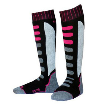 Нови висококачествени зимни дамски термо чорапи за ски памучни спортове сноуборд ски къмпинг туризъм чорапи термочорапи топли крака