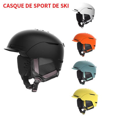 High-quality ski helmet one-piece molding warm PC + EPS outdoor sports skis light-colored items for men and women