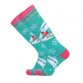 1 pora slidinėjimo kojinių Patogios, atsparios vėjui, sustorėjusios moteriškos žieminės terminio laipiojimo kojinės, skirtos lauke