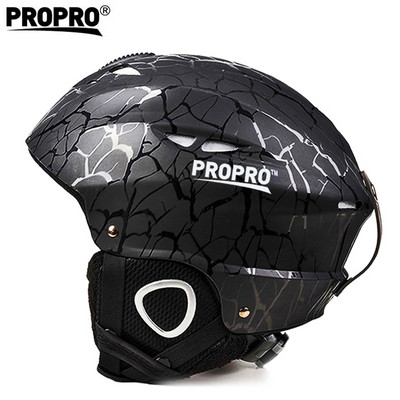 Aukščiausios kokybės Mėnulio slidinėjimo šalmas Itin lengvas integruotas vaikiškas apsauginis šiltas šalmas suaugusiems vyrams, moterims, snieglentėms, vienalentei Snow Skatie