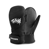 Aukštos kokybės -30 Žiemos Šiltos Profesionalios Snieglenčių Slidinėjimo Pirštinės Neperšlampamos Juodos Baltos Terminės kumštinės pirštinės Slidinėjimo sniego motociklas 2 Virvė