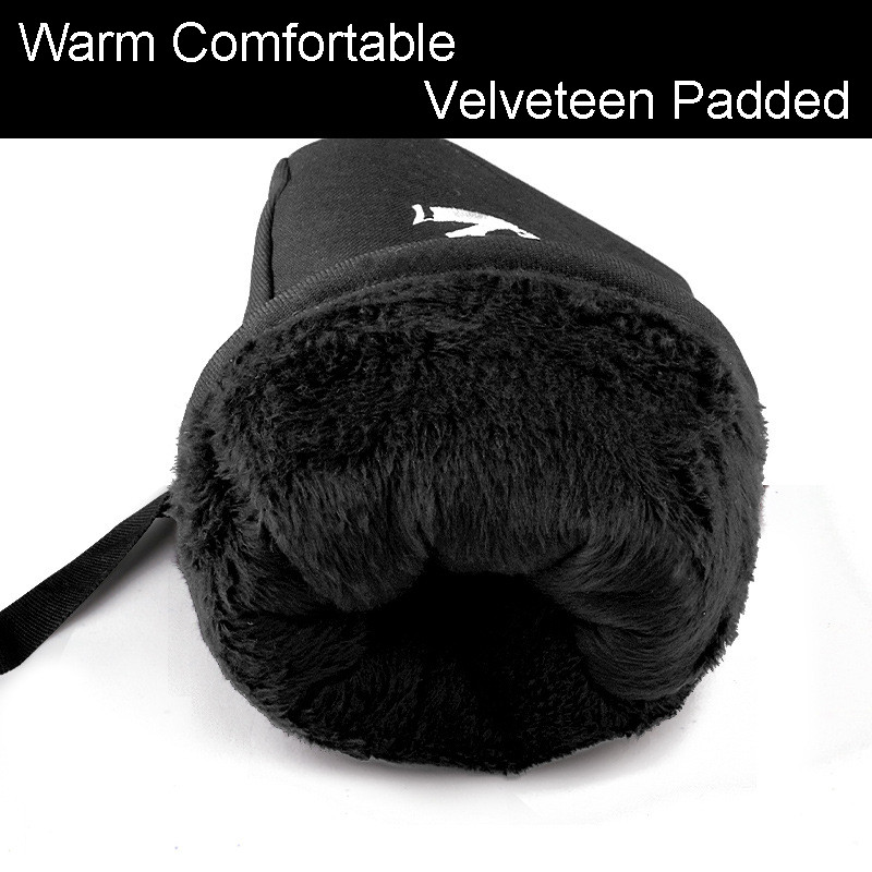 Aukštos kokybės -30 Žiemos Šiltos Profesionalios Snieglenčių Slidinėjimo Pirštinės Neperšlampamos Juodos Baltos Terminės kumštinės pirštinės Slidinėjimo sniego motociklas 2 Virvė