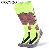 GOBYGO Thermal Long-tube Ski Socks Outdoor Muškarci Žene Otporne na habanje Zimski Topli Ručnik Donji dio Čarape za snowboard prikladne koži