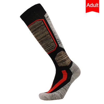 GOBYGO Thermal Long-tube Ski Socks Outdoor Muškarci Žene Otporne na habanje Zimski Topli Ručnik Donji dio Čarape za snowboard prikladne koži