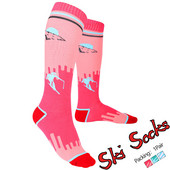 Téli hosszú cső magasan elasztikus sízokni Snowboard ellenálló, izzadságelnyelő kopás kültéri meleg sport túrázás hó zokni