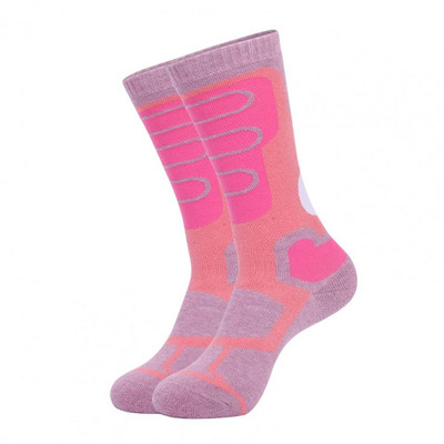 Slidinėjimo kojinės Kvėpuojančios sniego kojinės, elastingos, palaiko šilumą, atsparios šalčiui berniukams, mergaitėms, storos šiltos snieglenčių kojinės