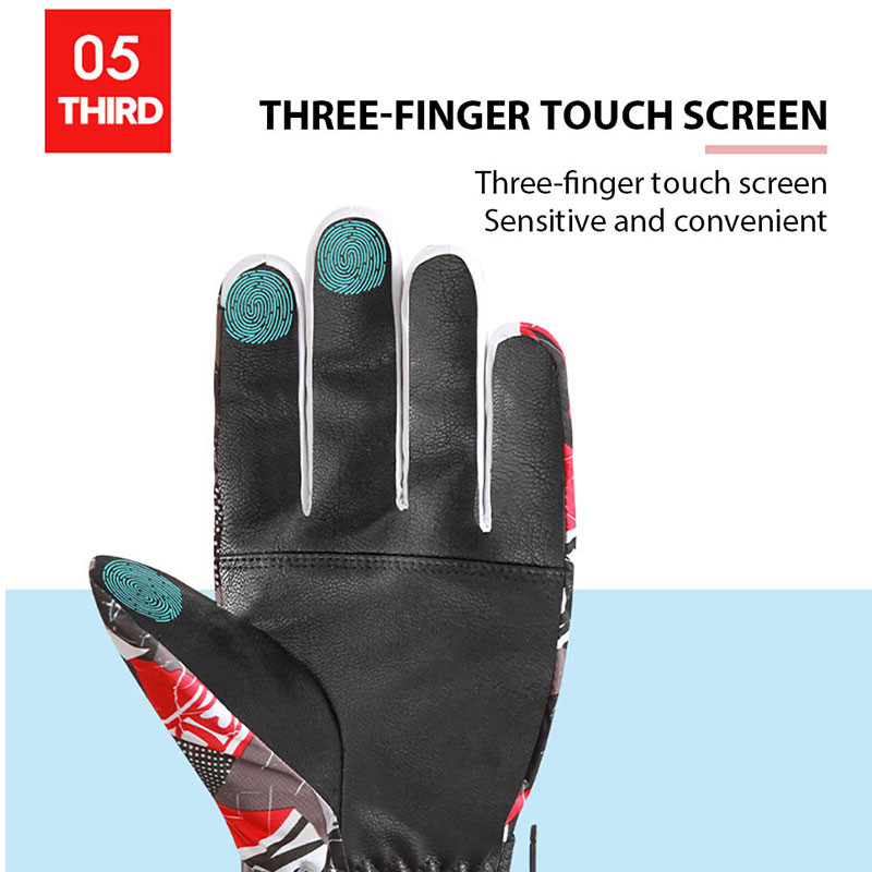 Vyriškos, moterys, žieminės slidinėjimo pirštinės, atsparios vėjui, vandeniui, šiltos snieglenčių sportui