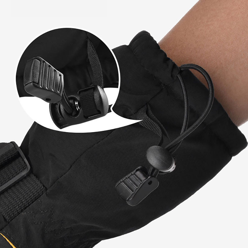 Noi, bărbați, femei, mănuși de schi din piele de căprioară, iarnă, rezistente la vânt, calde, impermeabile, pentru sport în aer liber, cu ecran tactil, mănuși de ciclism anti-alunecare