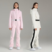 2023 m. naujas slidinėjimo kostiumas, plonas moteriškas kombinezonas, lauko snieglenčių kostiumas, šiltas slidinėjimo komplektas su gobtuvu