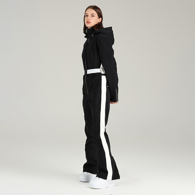 2023 m. naujas slidinėjimo kostiumas, plonas moteriškas kombinezonas, lauko snieglenčių kostiumas, šiltas slidinėjimo komplektas su gobtuvu