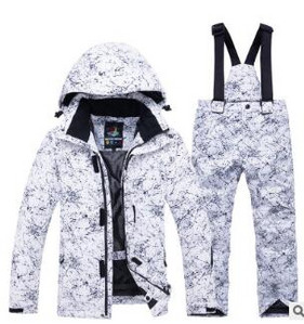 Paauglių vaikiškas žieminis slidinėjimo kostiumas storas šiltas vandeniui atsparus vėjui mergaičių drabužių komplektas berniukams lauko medvilniniai sportiniai drabužiai