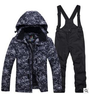 Paauglių vaikiškas žieminis slidinėjimo kostiumas storas šiltas vandeniui atsparus vėjui mergaičių drabužių komplektas berniukams lauko medvilniniai sportiniai drabužiai