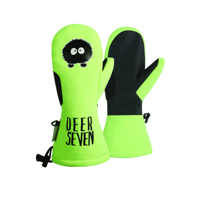 Vyrai Moterys Slidinėjimo Pirštinės Žiemos Lauko Sportas Neperpučiamas Vėjas Neperšlampamas Šiltas Vilnas Slidinėjimas Snieglenčių pirštinės Vaikams Animacinės Slidinėjimo Pirštinės