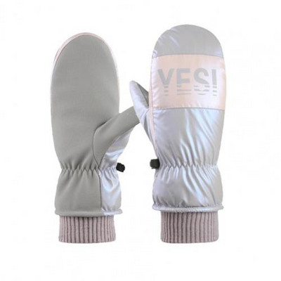 1 pora slidinėjimo pirštinių Puikios, vandeniui atsparios, neslystančios žieminės lauko sportinės pirštinės, skirtos motociklininkams Moteriškos kumštinės pirštinės žieminės pirštinės