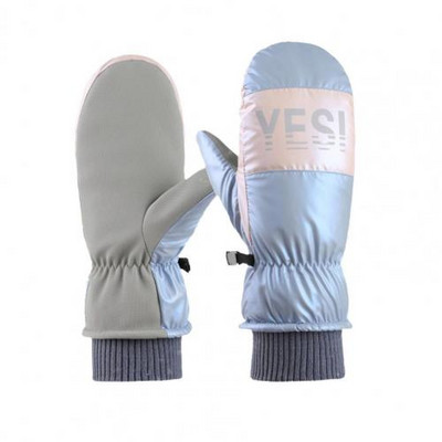 1 pora slidinėjimo pirštinių Puikios, vandeniui atsparios, neslystančios žieminės lauko sportinės pirštinės, skirtos motociklininkams Moteriškos kumštinės pirštinės žieminės pirštinės