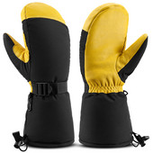 OZERO Vyrų Moterų žiemos slidinėjimo pirštinės 3M Thinsulate Termiškai Šiltos Pirštinės Snieglentės Motociklo Važiavimas Sniego vandeniui Neperšlampamos dviračių pirštinės