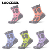 „Loogdeel Winter Autumn Thicken“ lauko žygiai, bėgimas slidėmis, kojinės, rankšluostis apatinis minkštas prakaitą sugeriantis vidurinis vamzdis sportinės kojinės