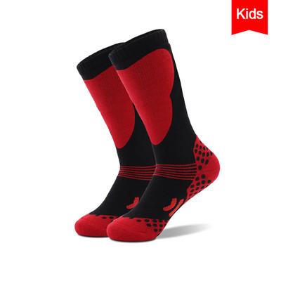 1 poros vaikiškos slidinėjimo kojinės berniukams mergaitėms patogios žieminės storos sportinės kojinės žieminės šiltos snieglenčių sportinės kojinės