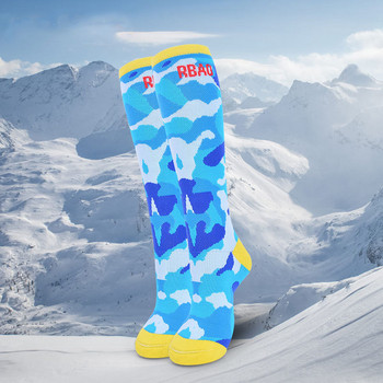 2022 Детски спортни чорапи Удебелени дишащи термални Сноуборд на открито Скейтборд Колоездене Катерене Детски ски чорапи
