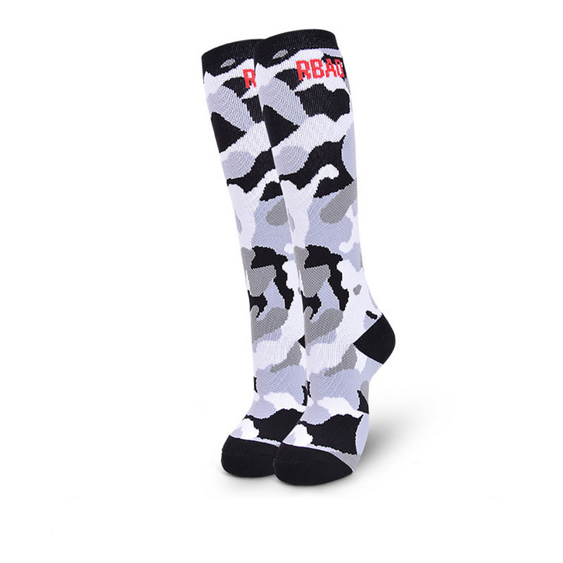 1 pár hosszú csöves gyerek görkorcsolya furnér zokni téli szabadtéri sportokhoz, meleg és kényelmes vastagított teljes frottír sízokni