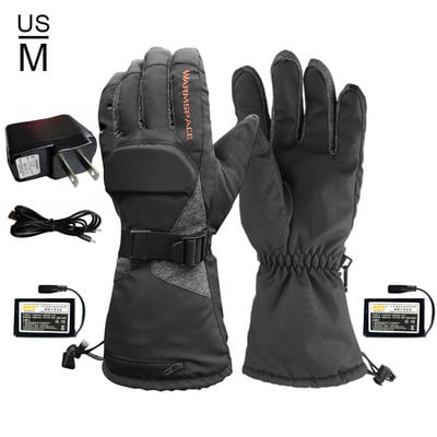 2 ingyenes akkumulátoros motorkerékpár kerékpározás síelés fűtött kesztyű USB újratölthető elemes kézmelegítő kesztyű elektromos melegítő kesztyű