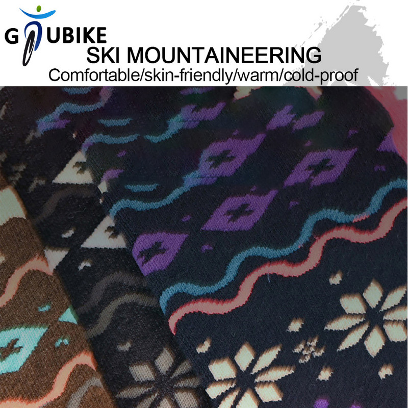 GTUBIKE Winter Bőrbarát Vastag Meleg Zokni Kényelmes Kerékpározás Síelés Thermal Elastic Hegymászás Túrázás Merinó Gyapjú Zokni