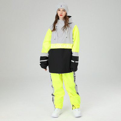 Costum impermeabil pentru bărbați cu snowmobilul de munte pentru femei, set de schi iarnă pentru femei, costum de zăpadă sport pentru bărbați, în aer liber, alpin, pentru femei.