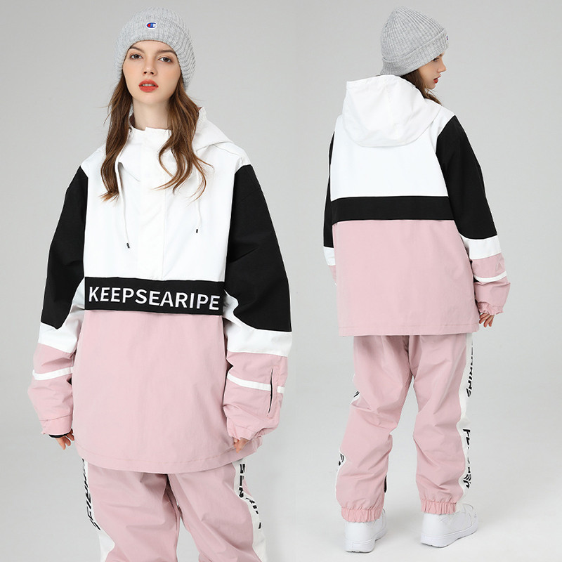 Costum impermeabil pentru bărbați cu snowmobilul de munte pentru femei, set de schi iarnă pentru femei, costum de zăpadă sport pentru bărbați, în aer liber, alpin, pentru femei.