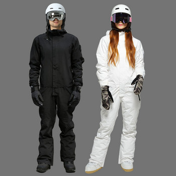 Γυναικεία στολή Snowboard Winter Mountain με κουκούλα One One Piece Ανδρικό Snowsuit Sport Skiing Jumpsuit Outdoor Coterminous γυναικεία στολή