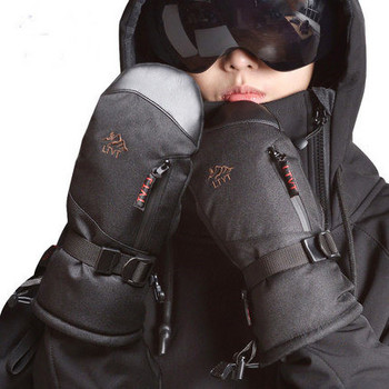 2022 Зимни топли ски ръкавици Мъжки спортове на открито Дамски ръкавици за колоездене Водоустойчиви сноуборд женски ръкавици Планински мъжки ръкавици