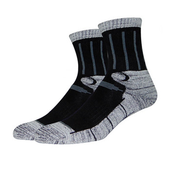Дебели памучни спортни чорапи за сноуборд, ски и туризъм, пързаляне с кънки Зимни топли мъжки, дамски термо чорапи за ски