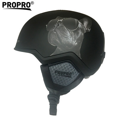 Új sísisak Rajzfilmek Félig fedett, ütközésgátló védősisak Kerékpáros sí-sí-snovboard sportsisak felnőtteknek és gyerekeknek