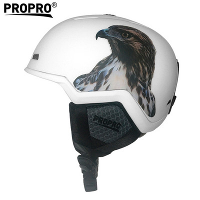 Új sísisak Rajzfilmek Félig fedett, ütközésgátló védősisak Kerékpáros sí-sí-snovboard sportsisak felnőtteknek és gyerekeknek