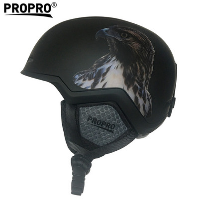 Új sísisak Rajzfilmek Félig fedett, ütközésgátló védősisak Kerékpáros sí-sí-snovboard sportsisak felnőtteknek és gyerekeknek